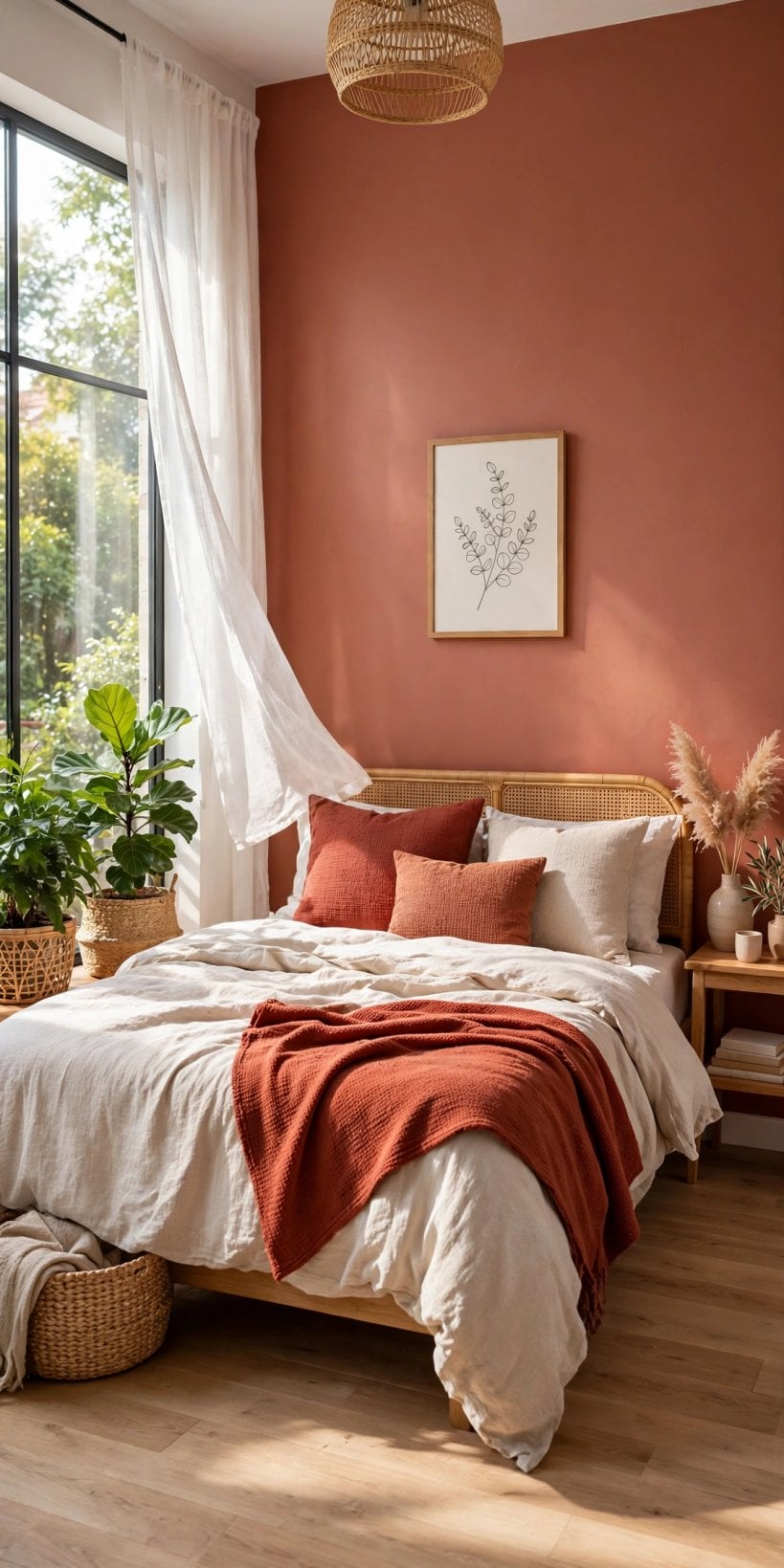 red bedroom
