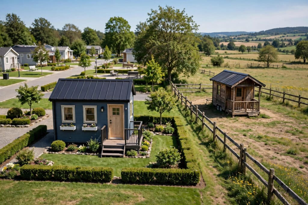renting vs owning land tiny house
