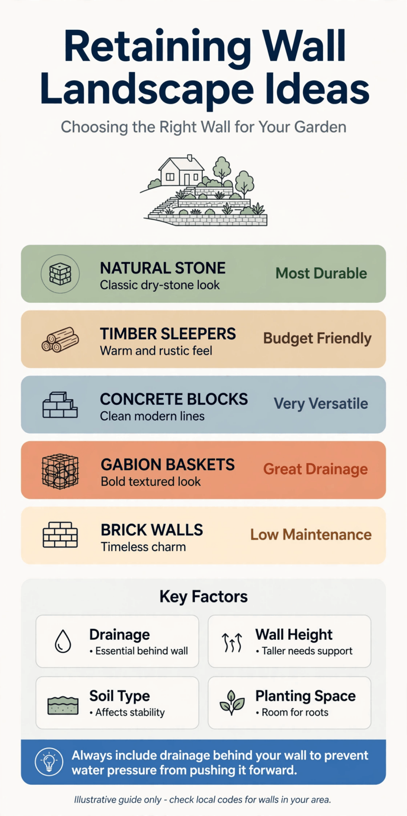 landscape retaining walls