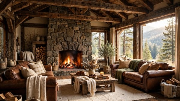 rustic great room ideas