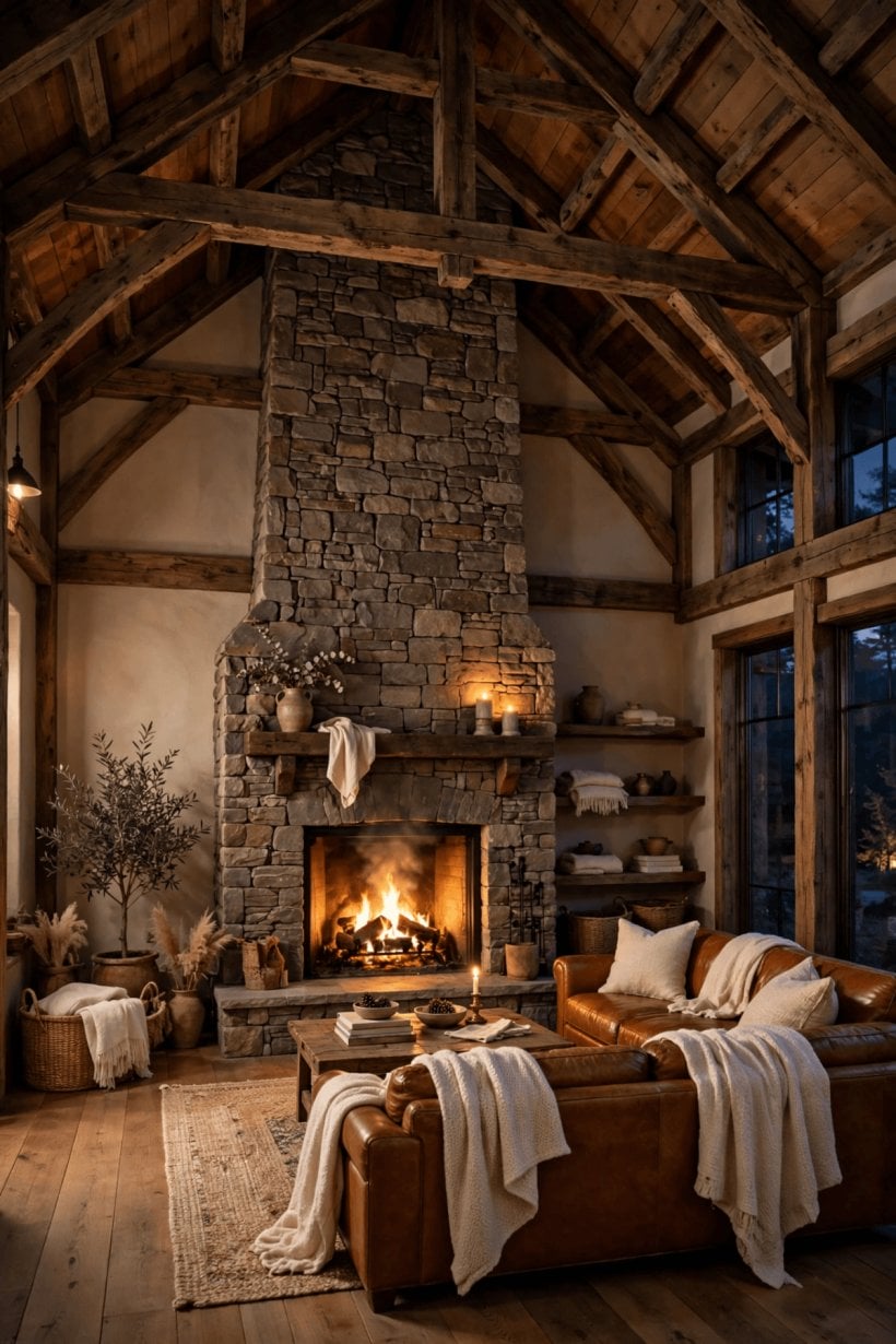 rustic great room ideas