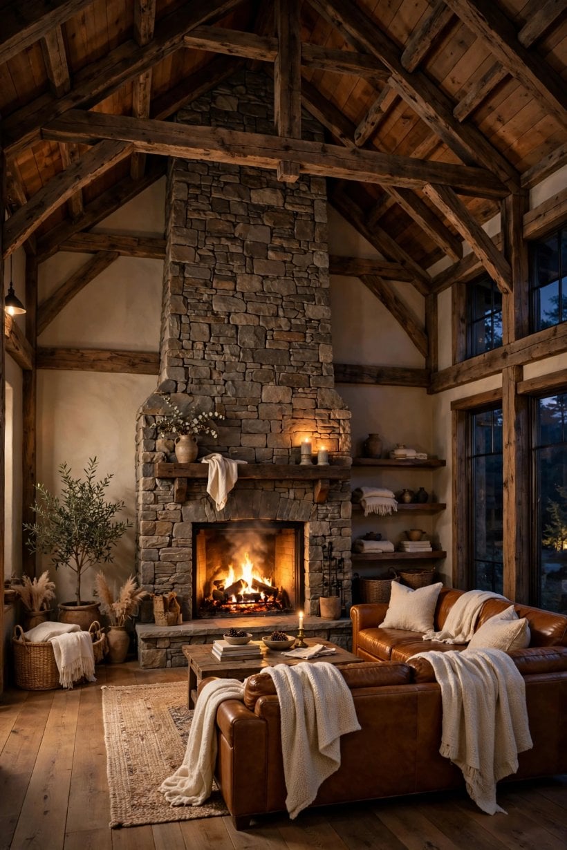 rustic great room ideas