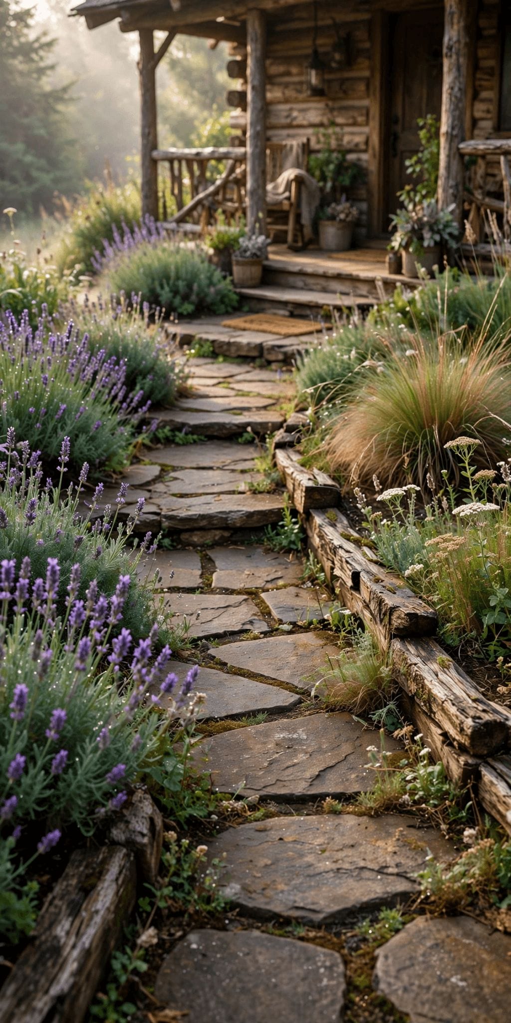 rustic landscaping
