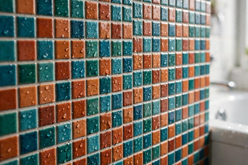 sanded vs unsanded grout: narrow joints on a shower wall