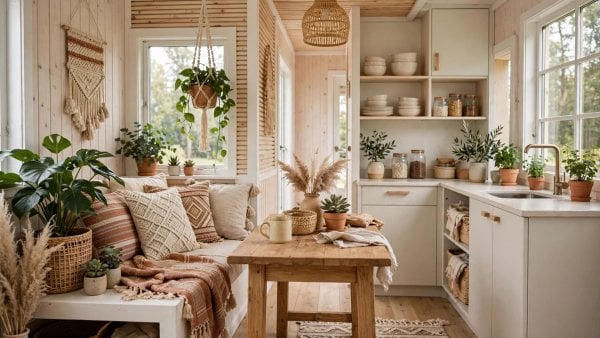 scandi boho tiny house