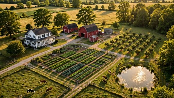 seven acre homestead layout