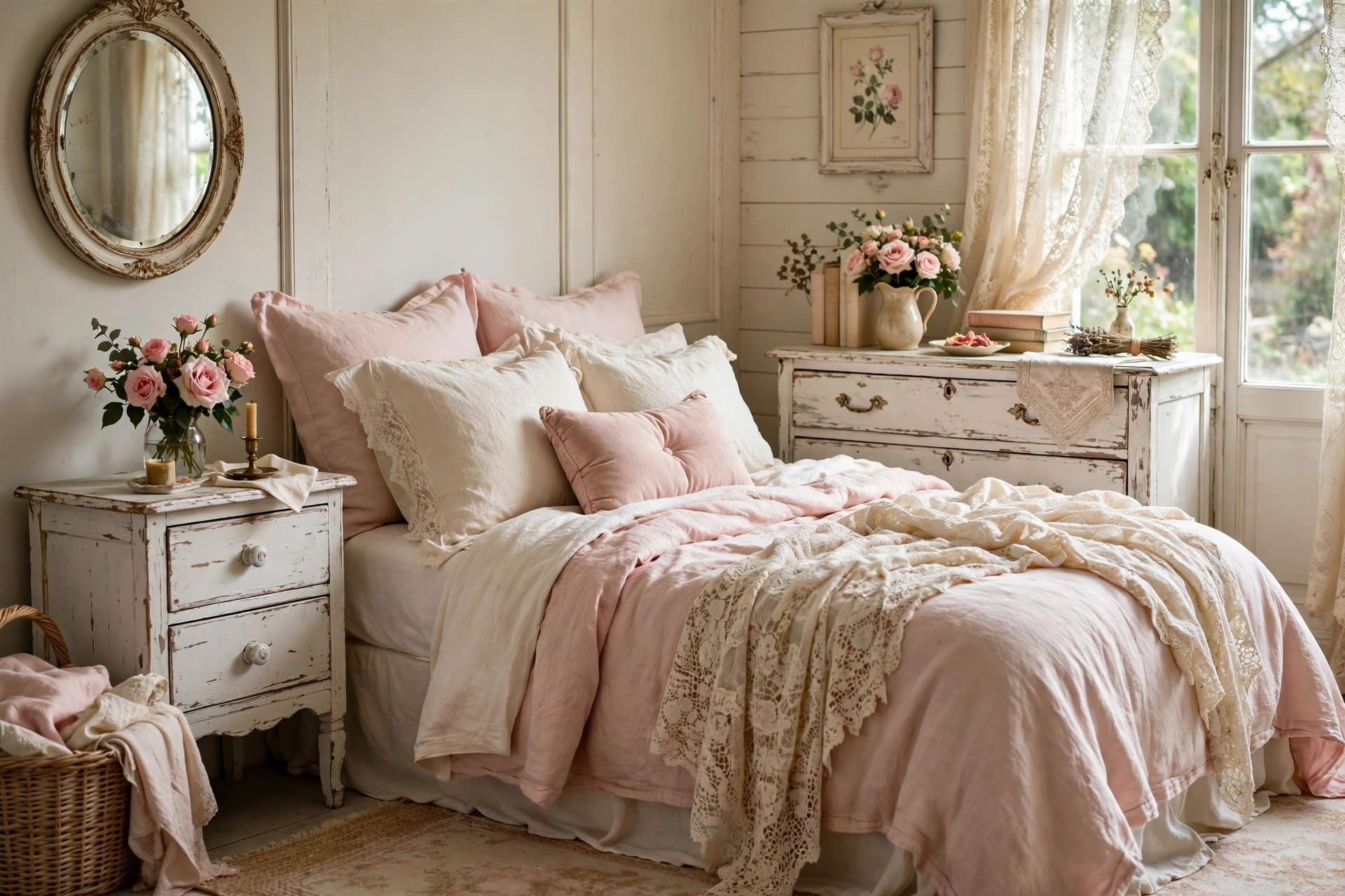 shabby chic bedroom