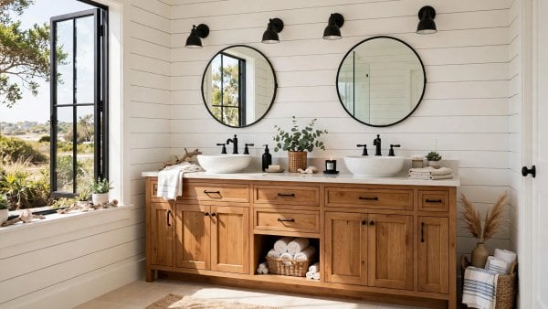 shiplap bathroom