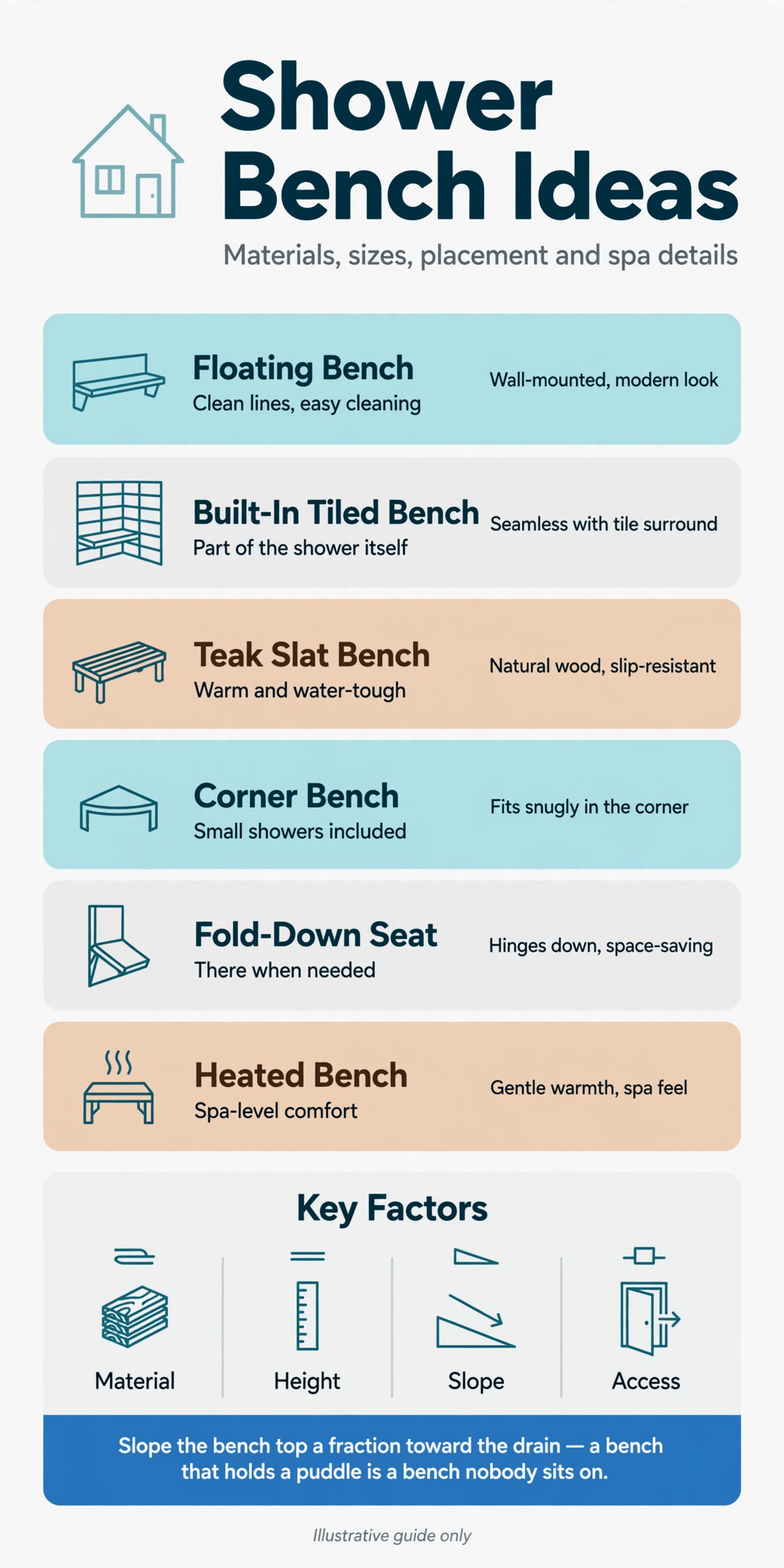 shower bench