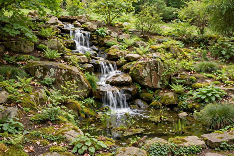 Designing a Rock Garden Waterfall: Pumps, Liners, and Natural Stone Placement Designing a Rock Garden Waterfall