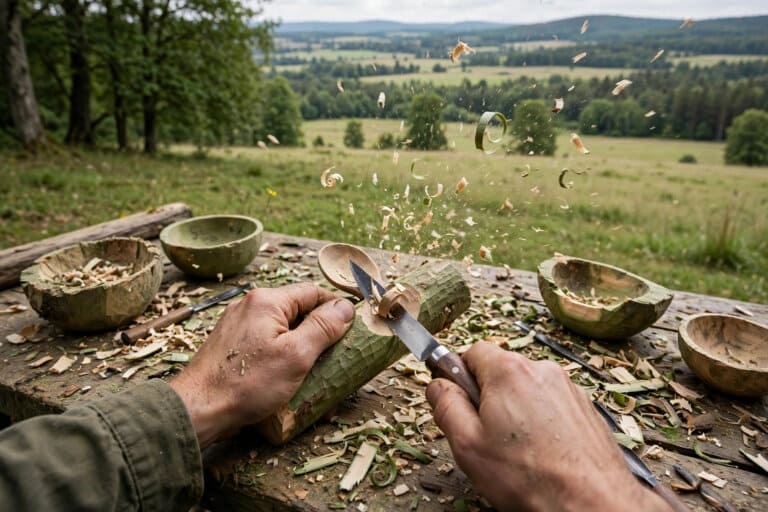 Green-Wood Bowls and Spoons: Beginner Woodcarving with Fresh Logs Green-Wood Bowls and Spoons