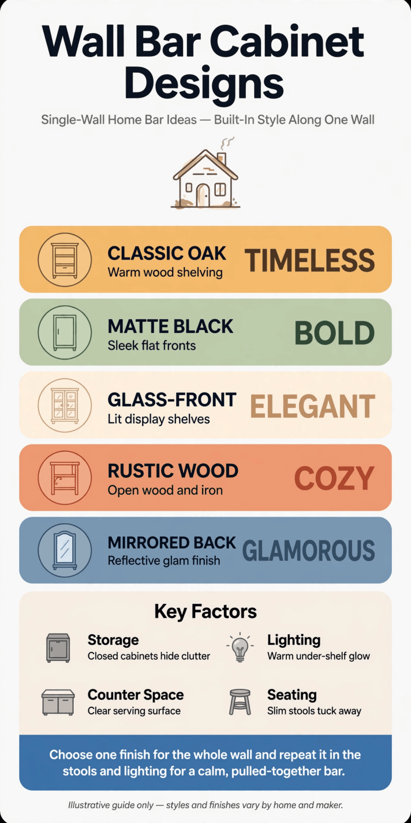 wall bar cabinet designs