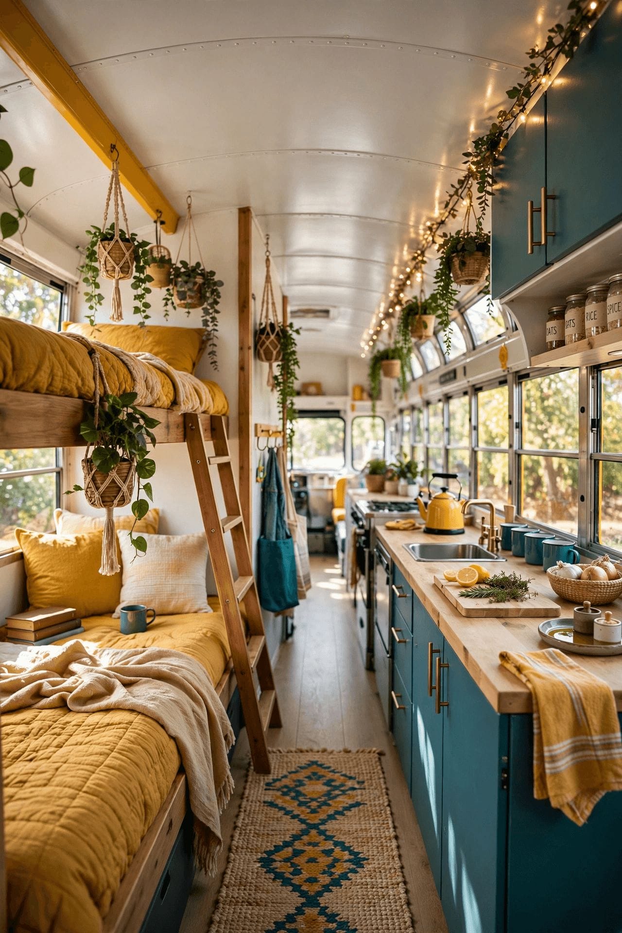 skoolie floor plans