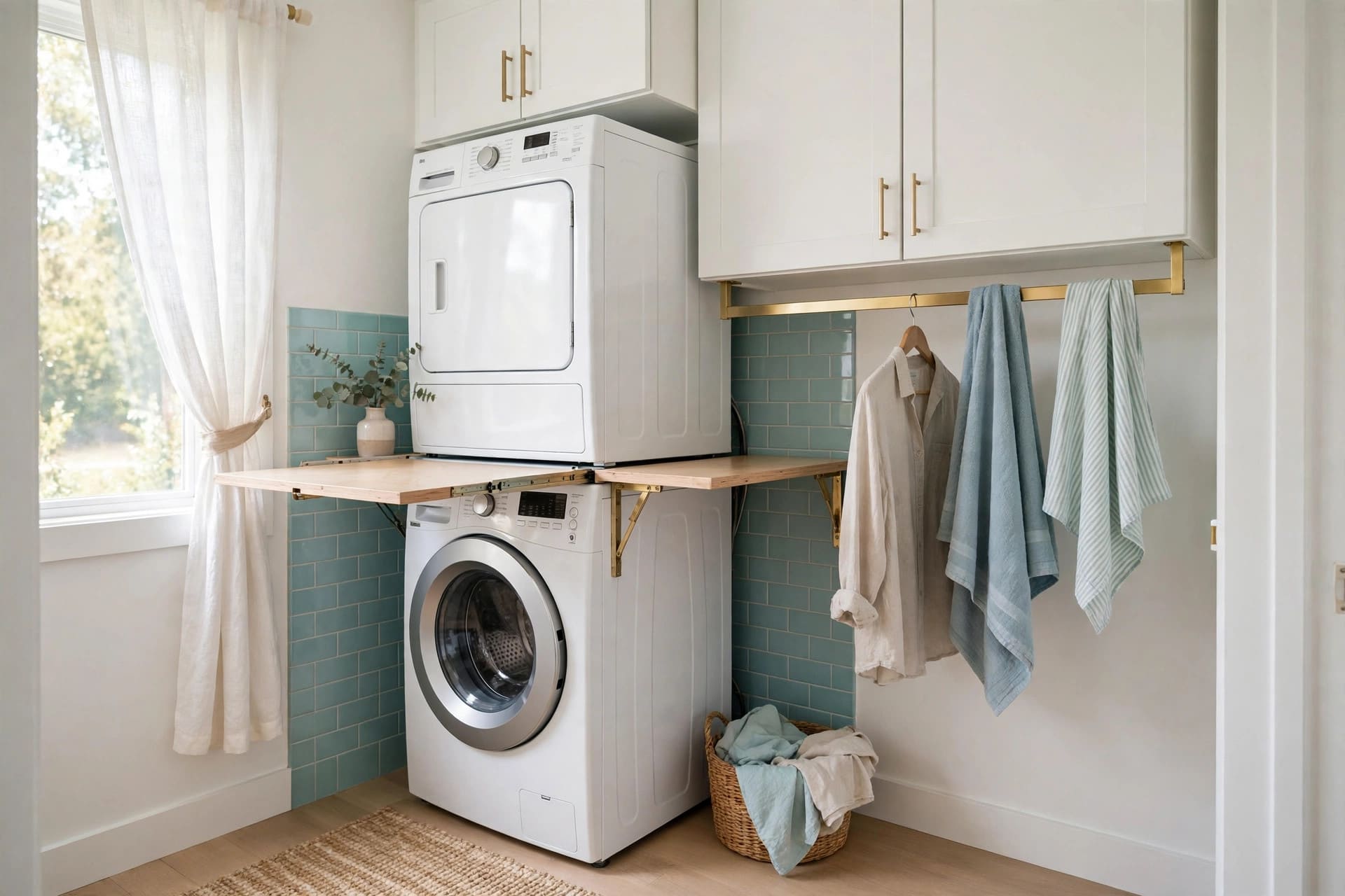 Small Laundry Room Ideas and Designs: Layouts, Storage and Space-Saving ...