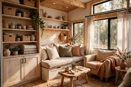Small space interior design ideas from tiny houses