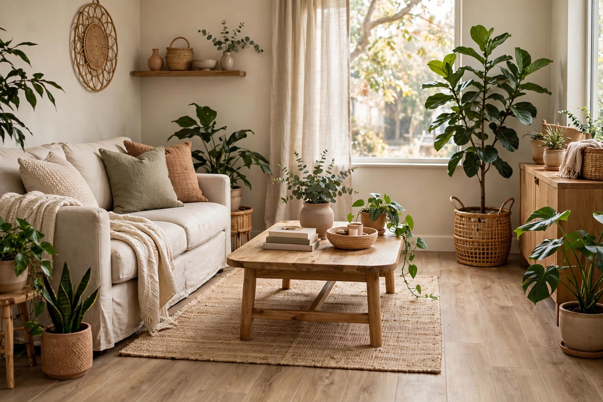 smartcore pro reviews: oak-look planks in a bright living room