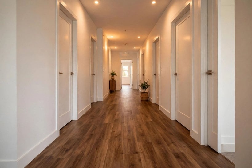 smartcore pro reviews: checking plank edges and locking joints up close
