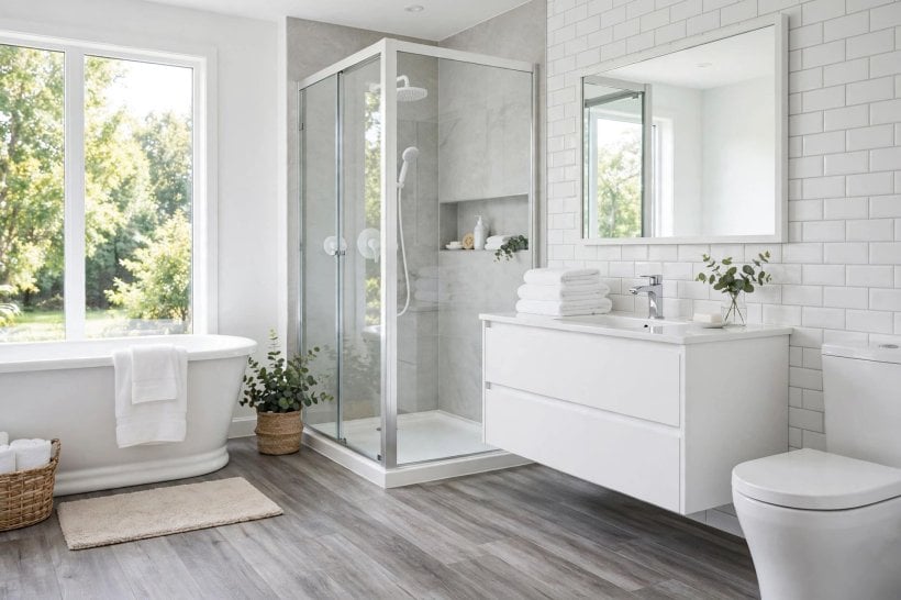 smartcore pro reviews: planks laid over a prepared subfloor