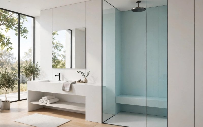 solid surface tub surround