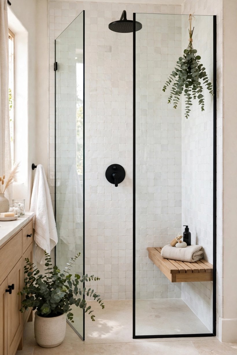 standing shower designs