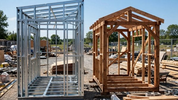 steel vs wood tiny house frame
