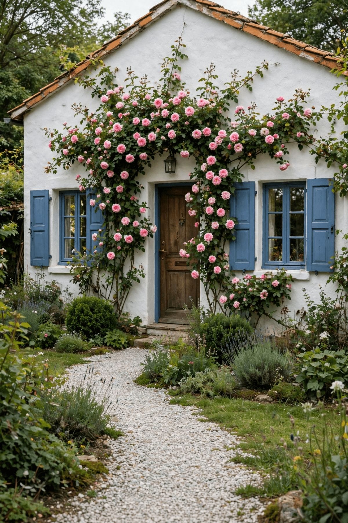 stucco house