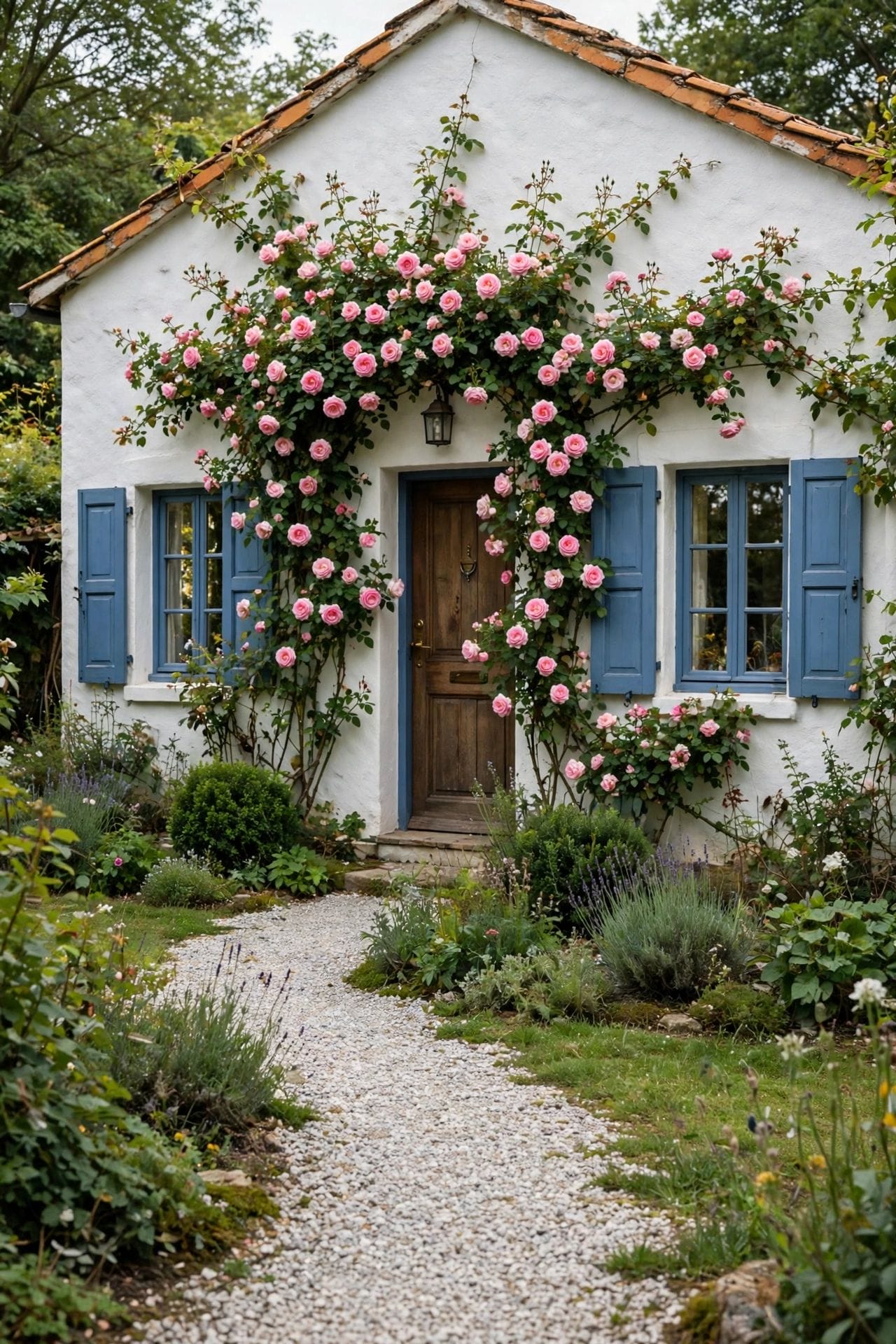 stucco house