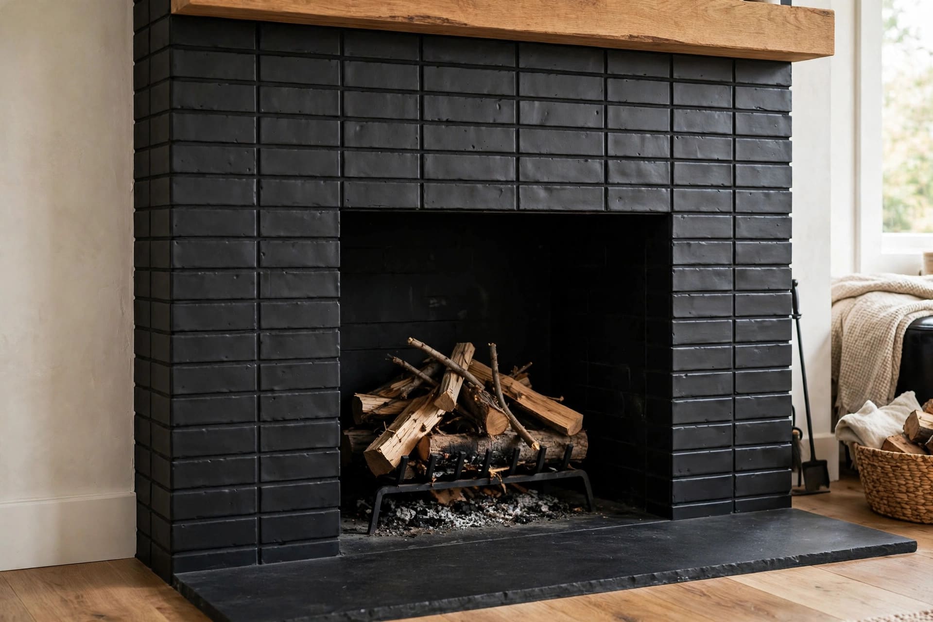 subway tile patterns: basketweave layout detail