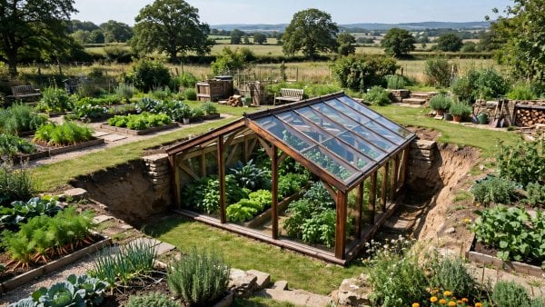 sunken greenhouse