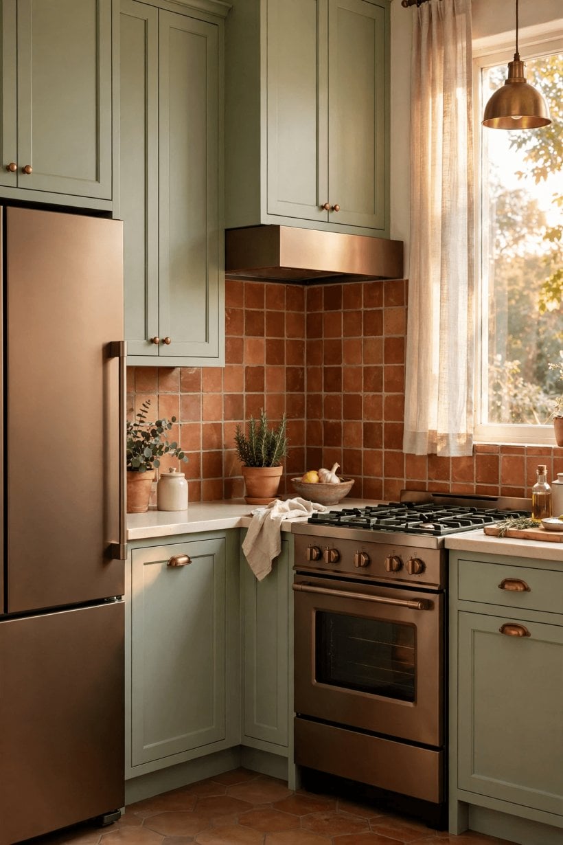 whirlpool sunset bronze appliances