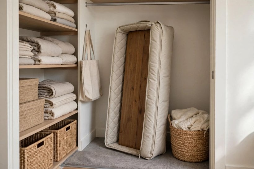 table leaf: storing the leaf flat and protected