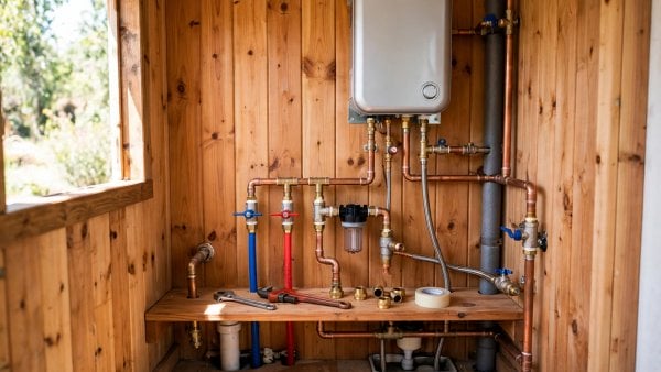tankless vs tank water heater tiny house