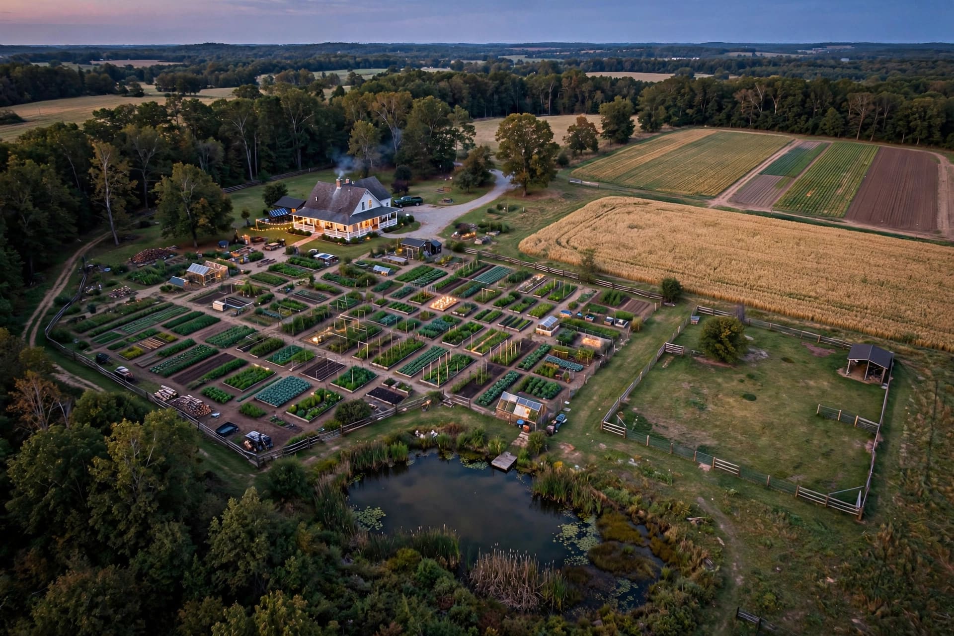 10 acre homestead layout