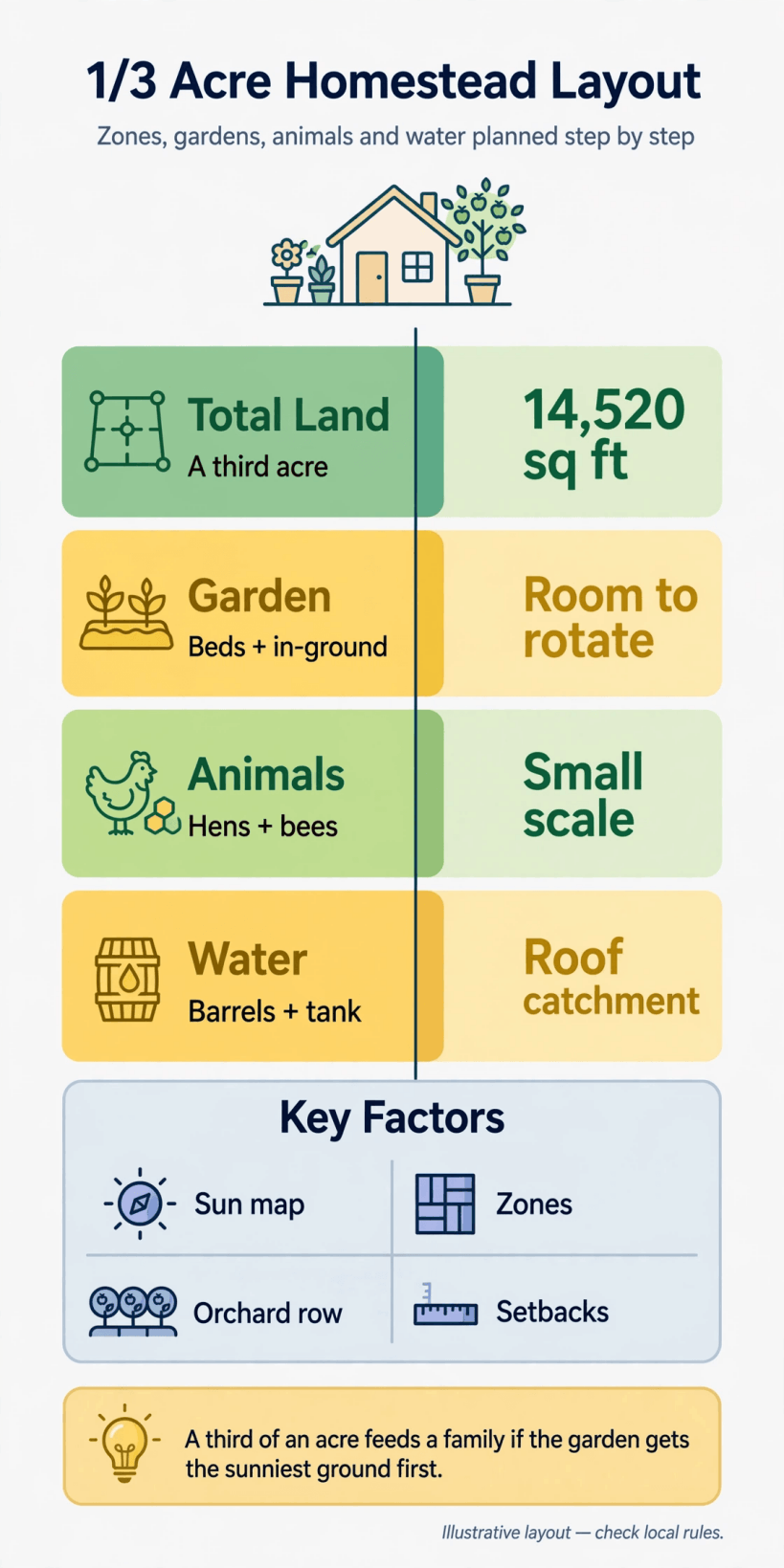 third acre homestead layout