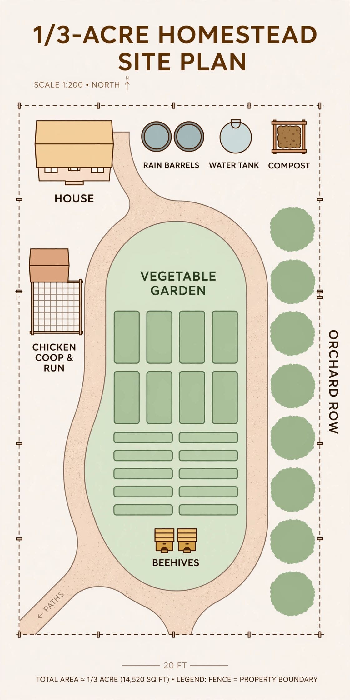 third acre homestead layout