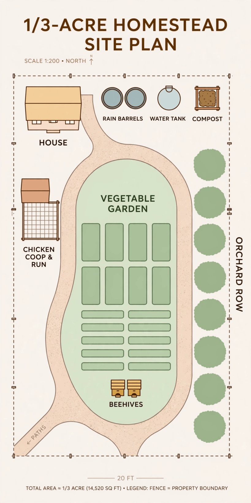 third acre homestead layout