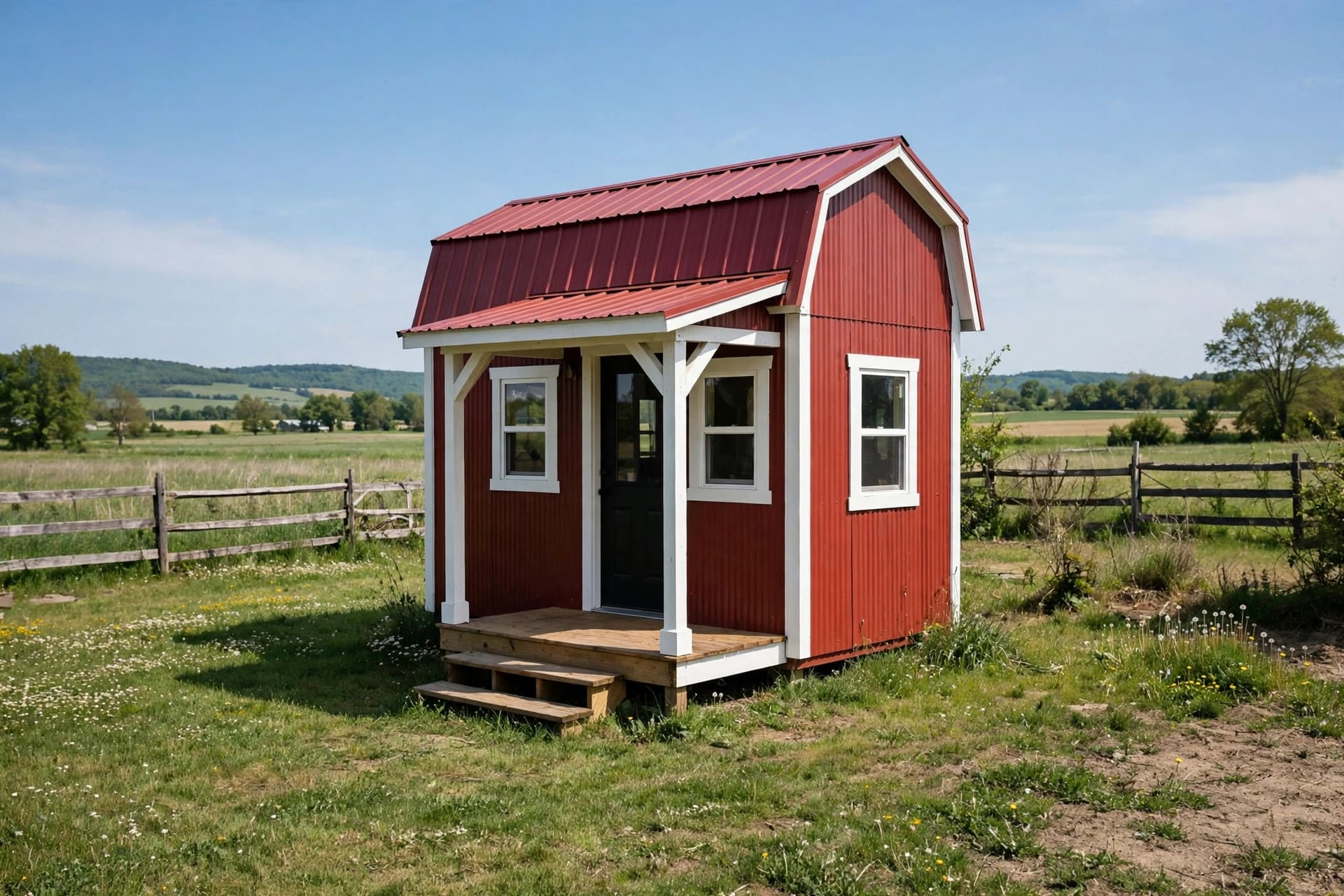 tiny barndominium design