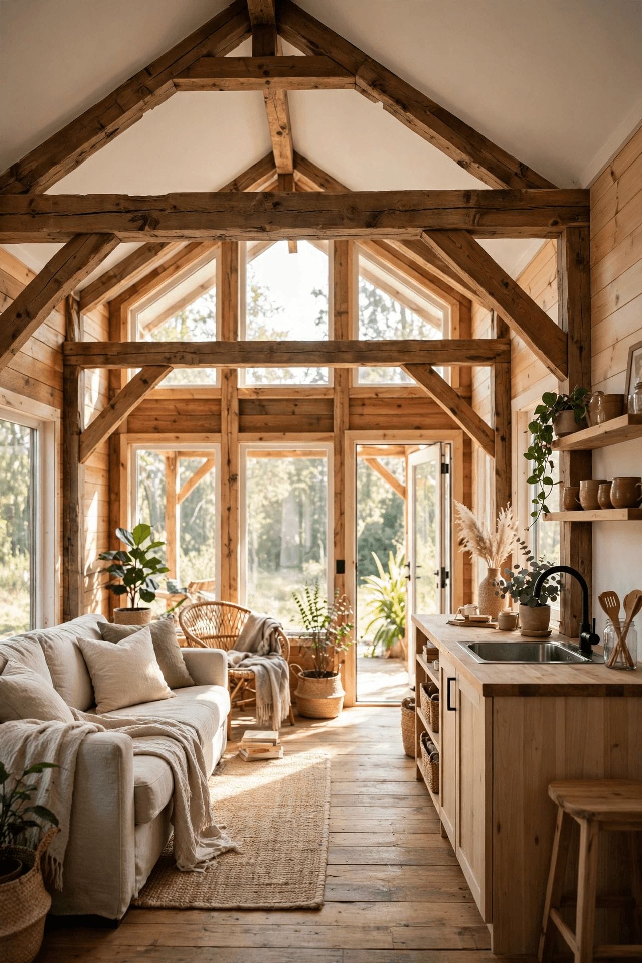 tiny barndominium design