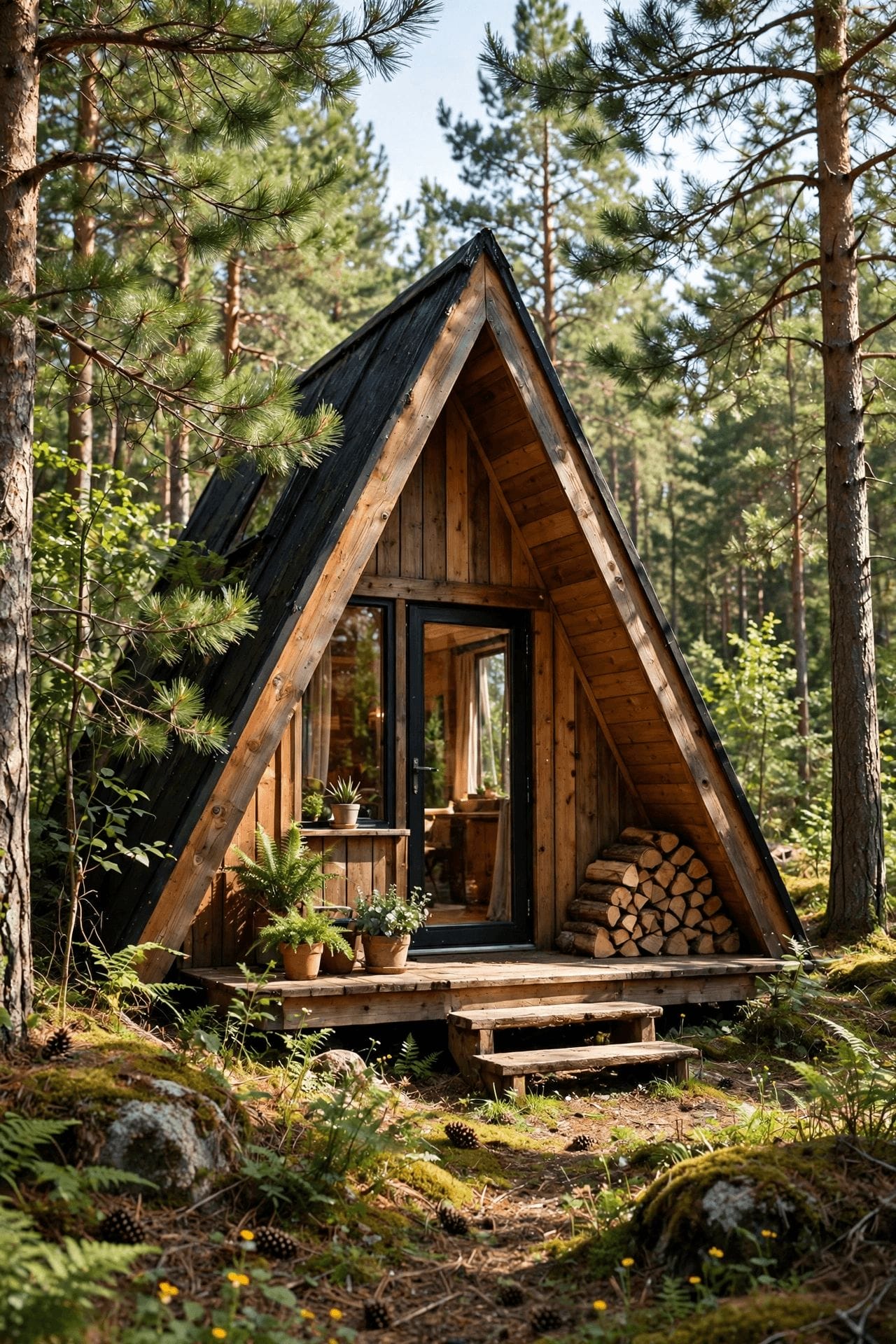 Tiny cabins for sale — pin graphic on kit, prefab and land-package routes compared