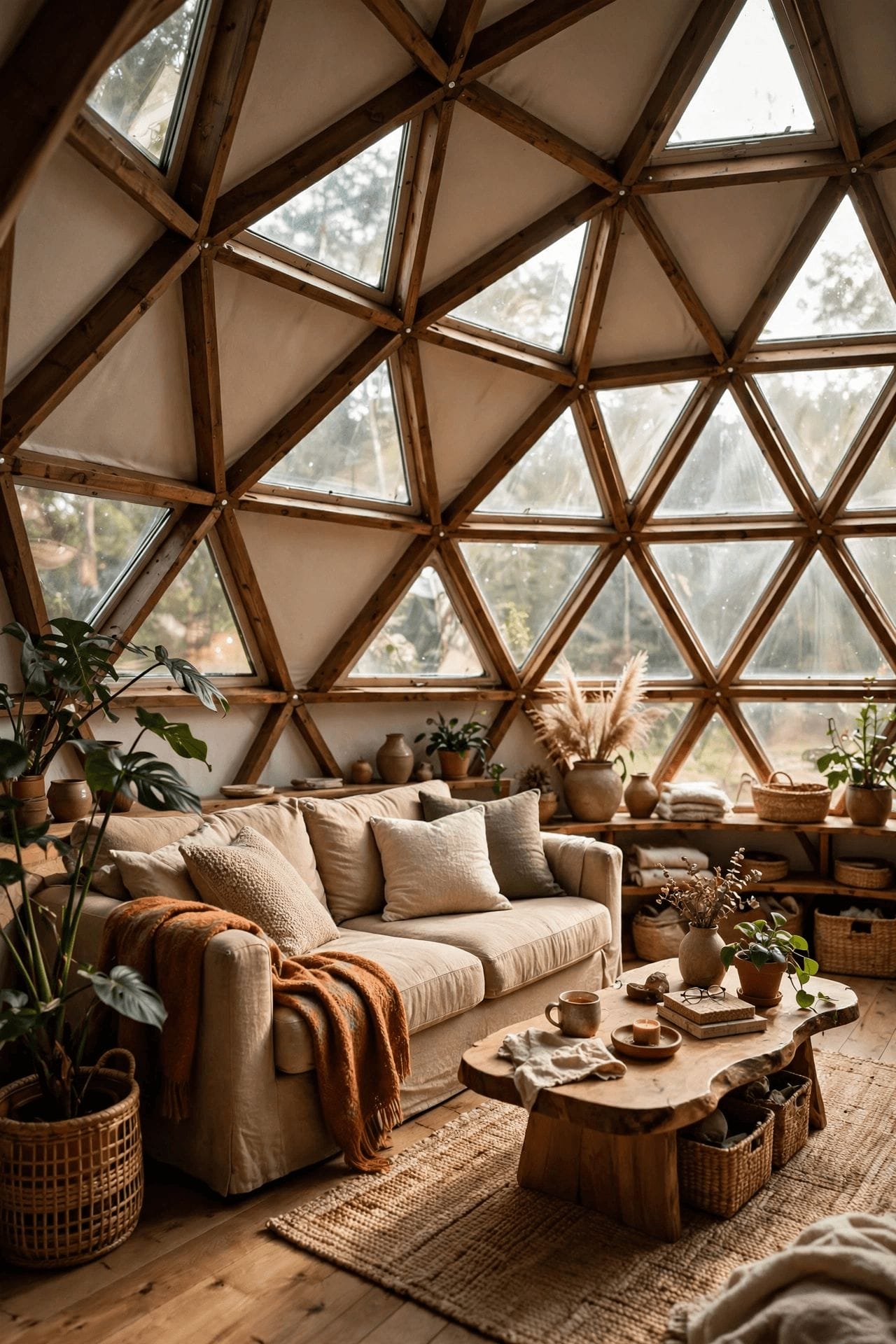 tiny dome home design pin showing geodesic dome bedroom and living ideas
