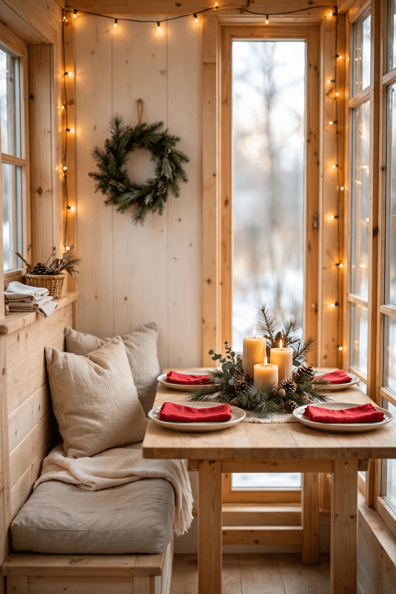 tiny house christmas decor