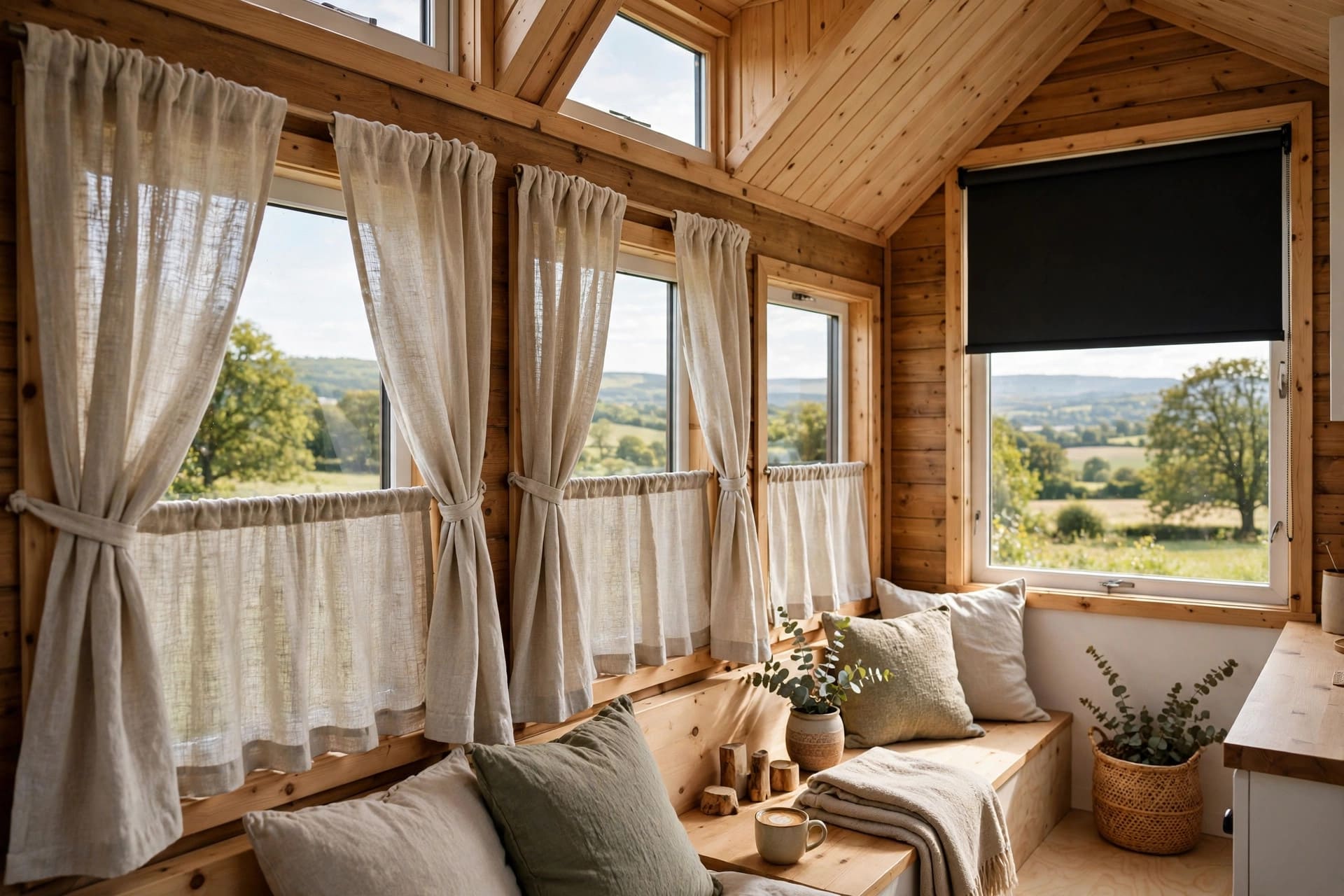 tiny house curtain ideas