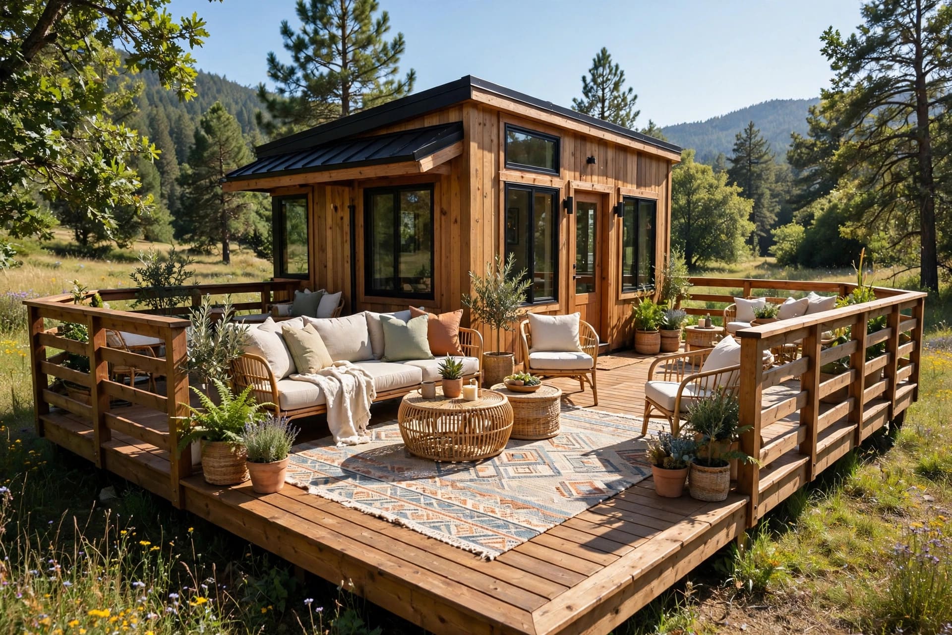 tiny house deck ideas