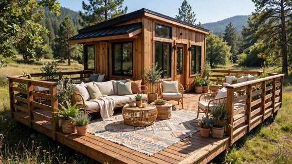 tiny house deck ideas