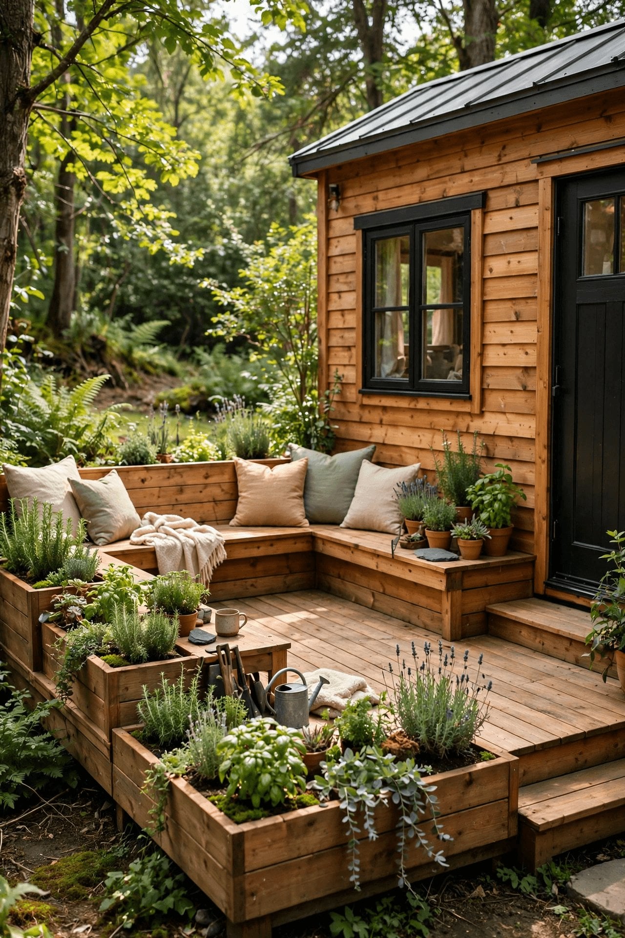 Hodeck Designs Tiny House Deck Ideas: 18 Designs for Outdoor Living