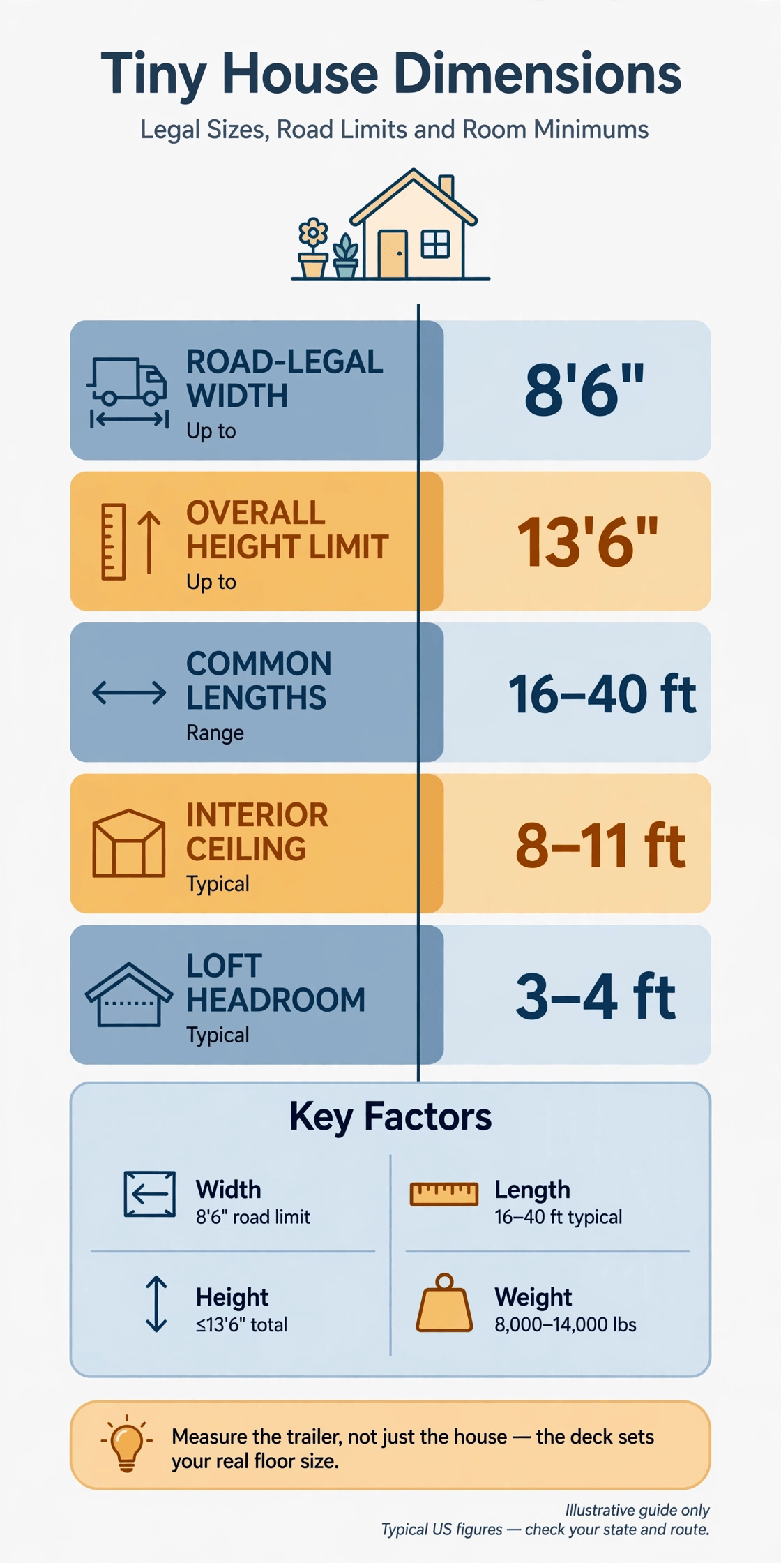 tiny house dimensions
