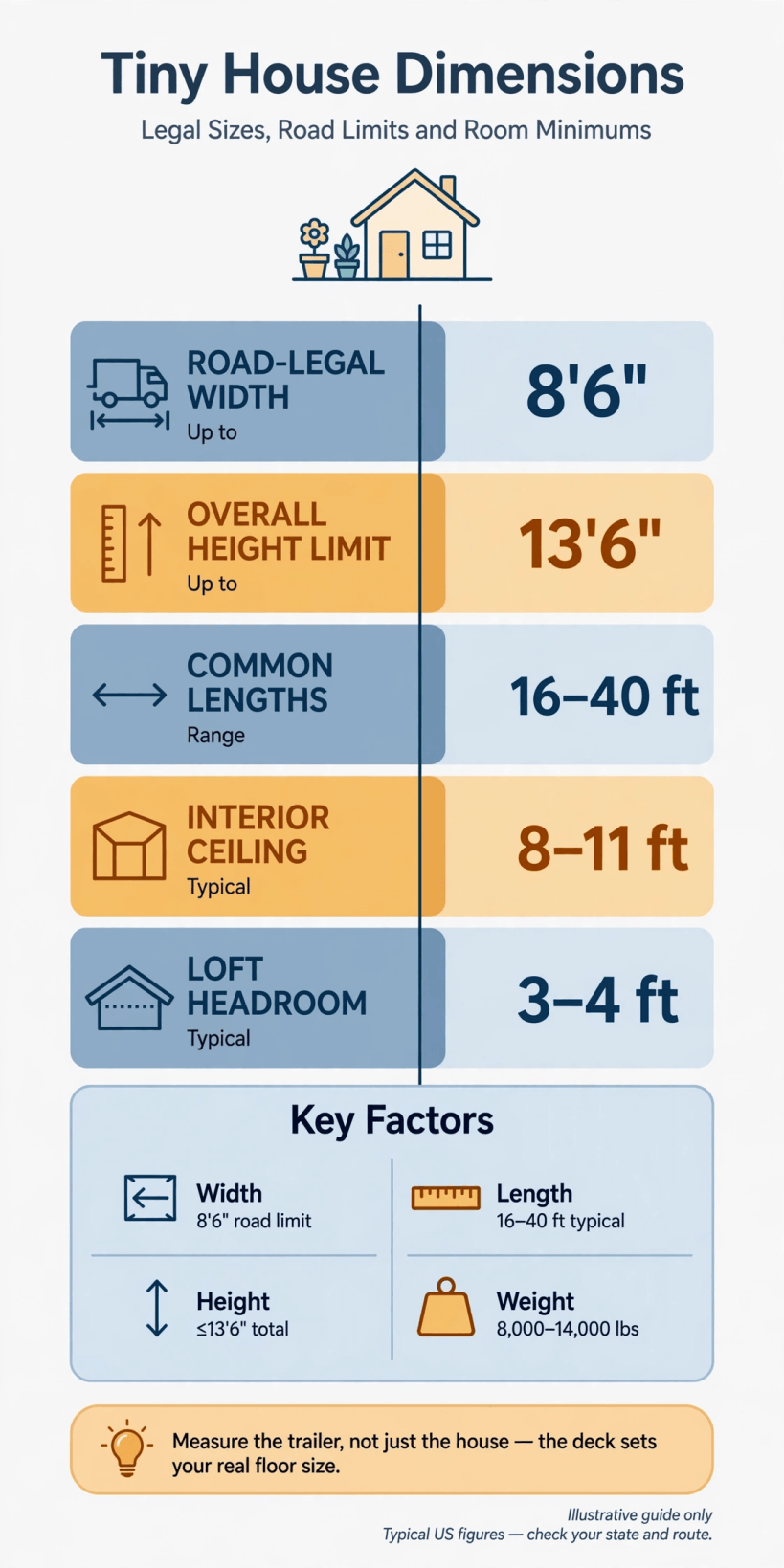 tiny house dimensions