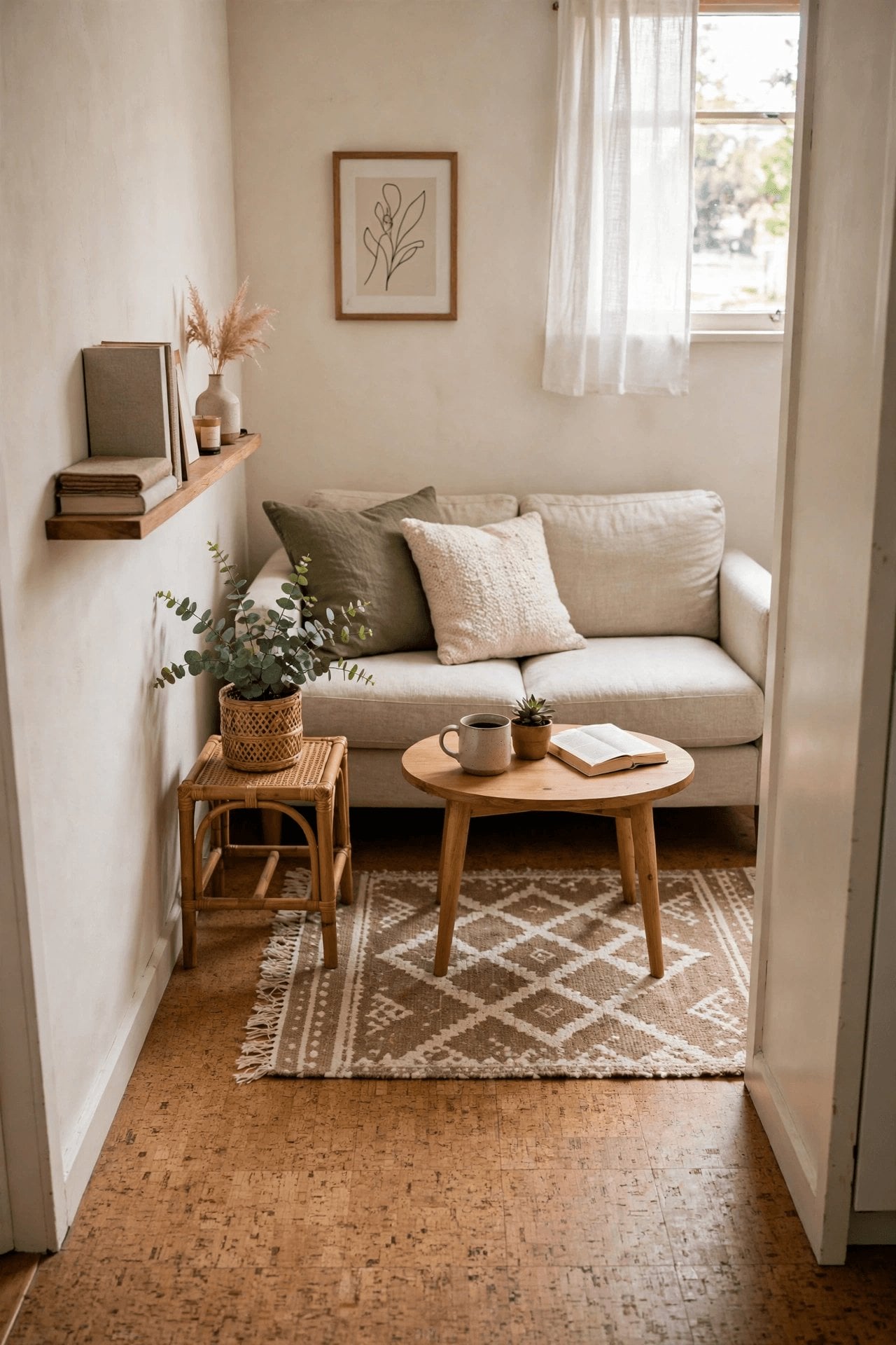 tiny house flooring ideas for wet zones and heavy traffic in a tiny house bathroom and entry