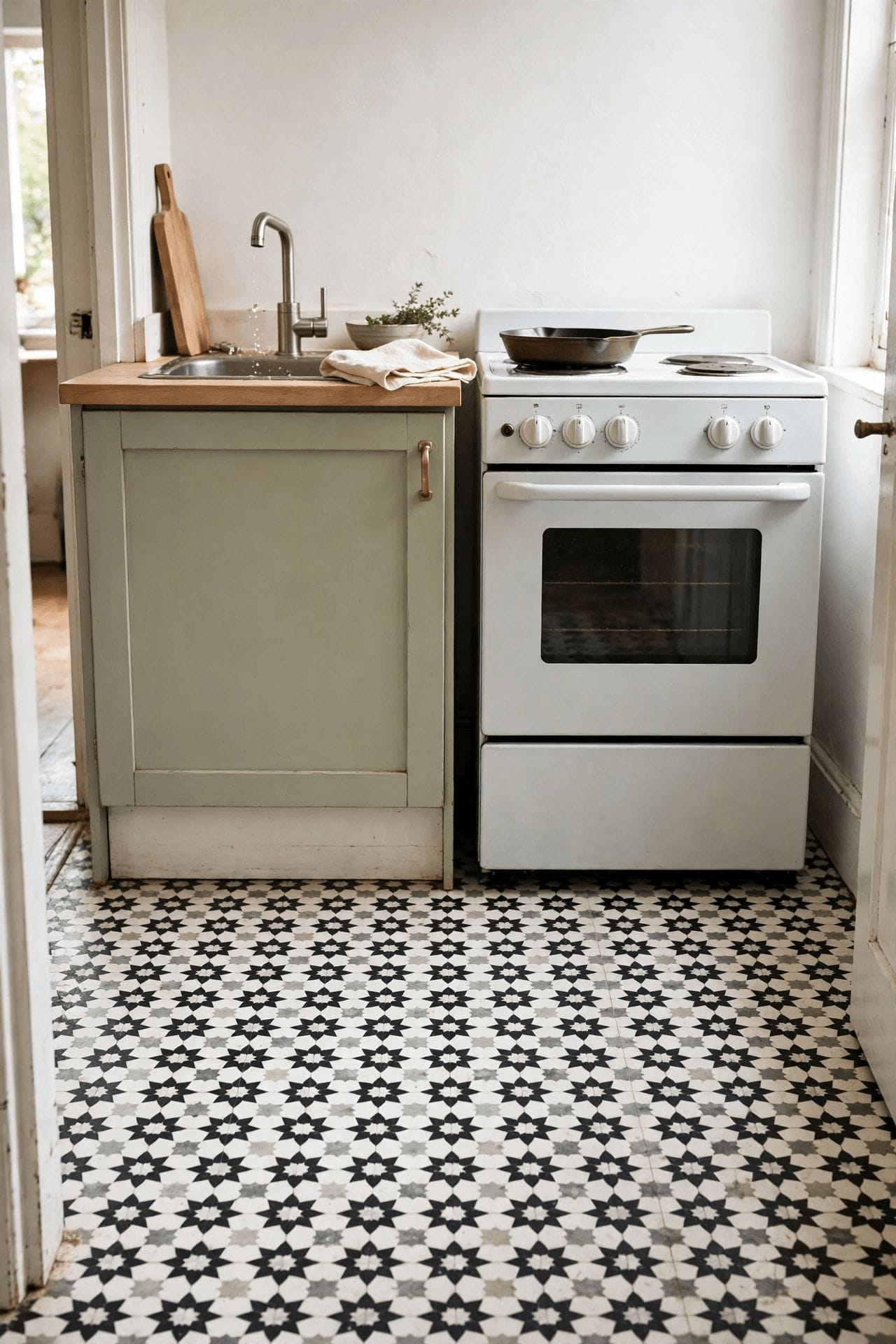 tiny house flooring ideas pin showing durable waterproof floors for small living