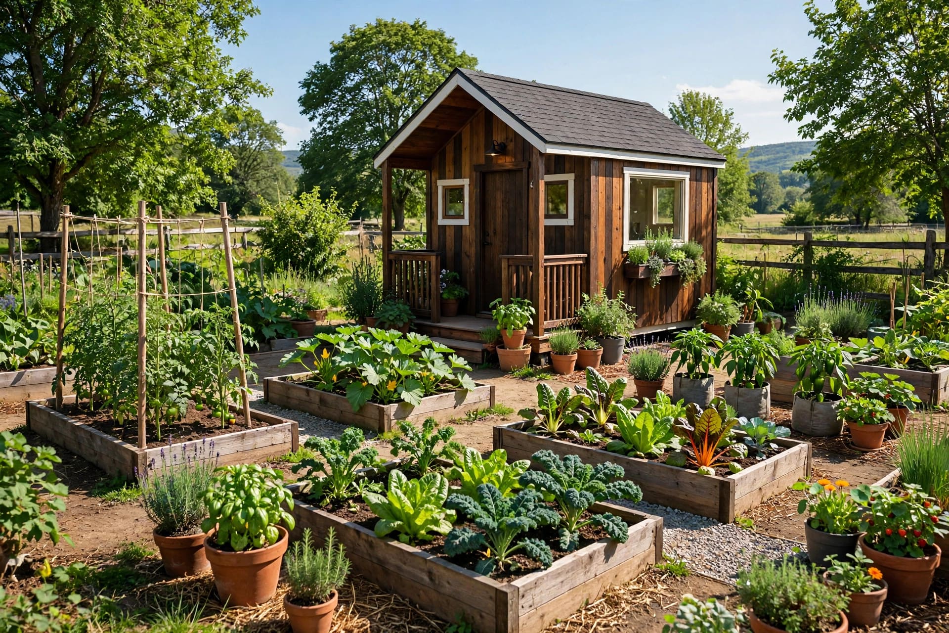 tiny house garden ideas